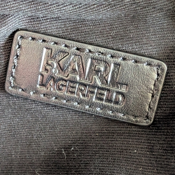 Karl Lagerfeld Black QR Code Fanny Pack Waist Bag Crossbody - Picture 5 of 8